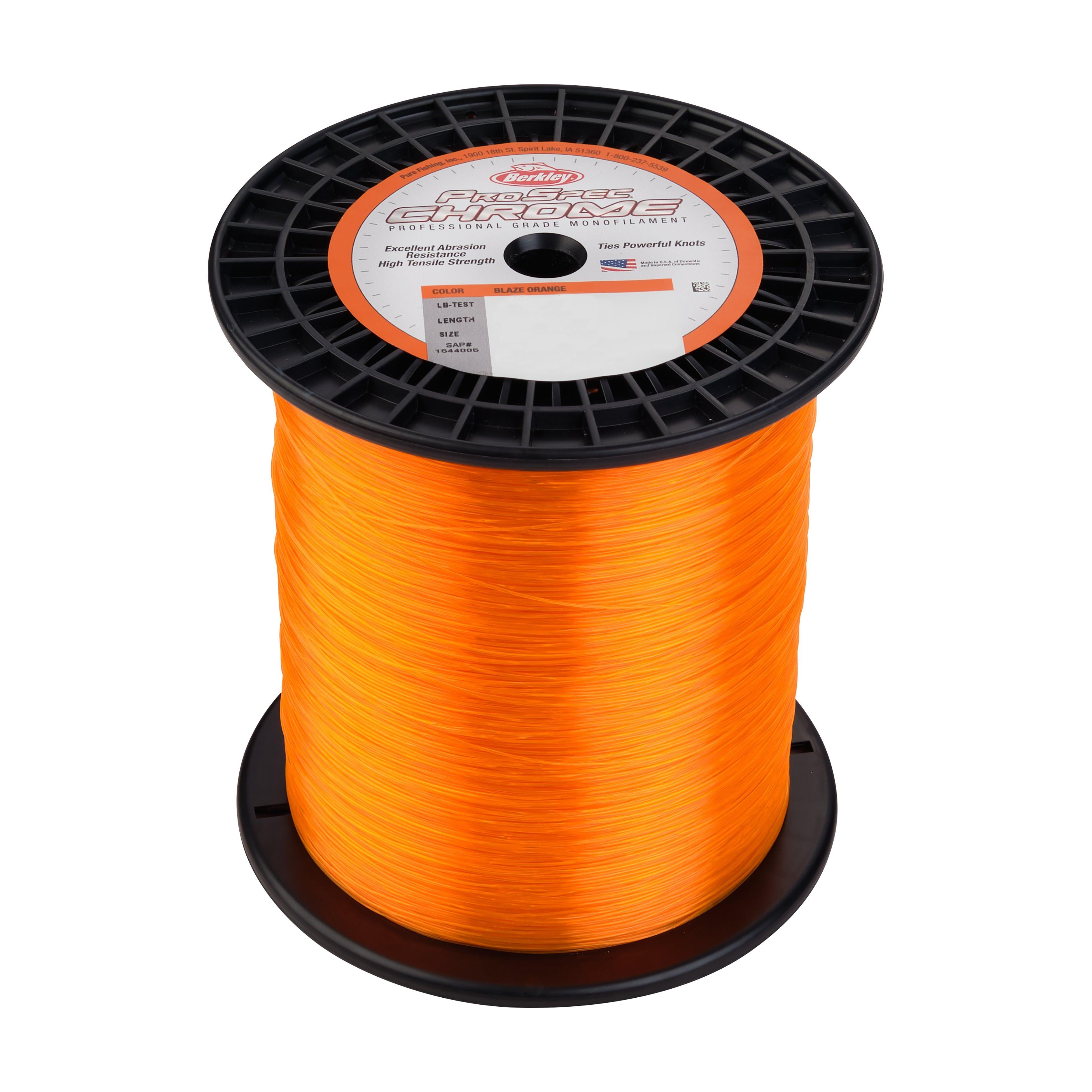 Berkley ProSpec® Chrome Monofilament Fishing Line, Blaze Orange, 20 lb Test Strength, 3000 yd