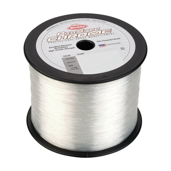 Berkley ProSpec® Chrome Monofilament Fishing Line, Clear, 25 lb Test Strength, 1000 yd