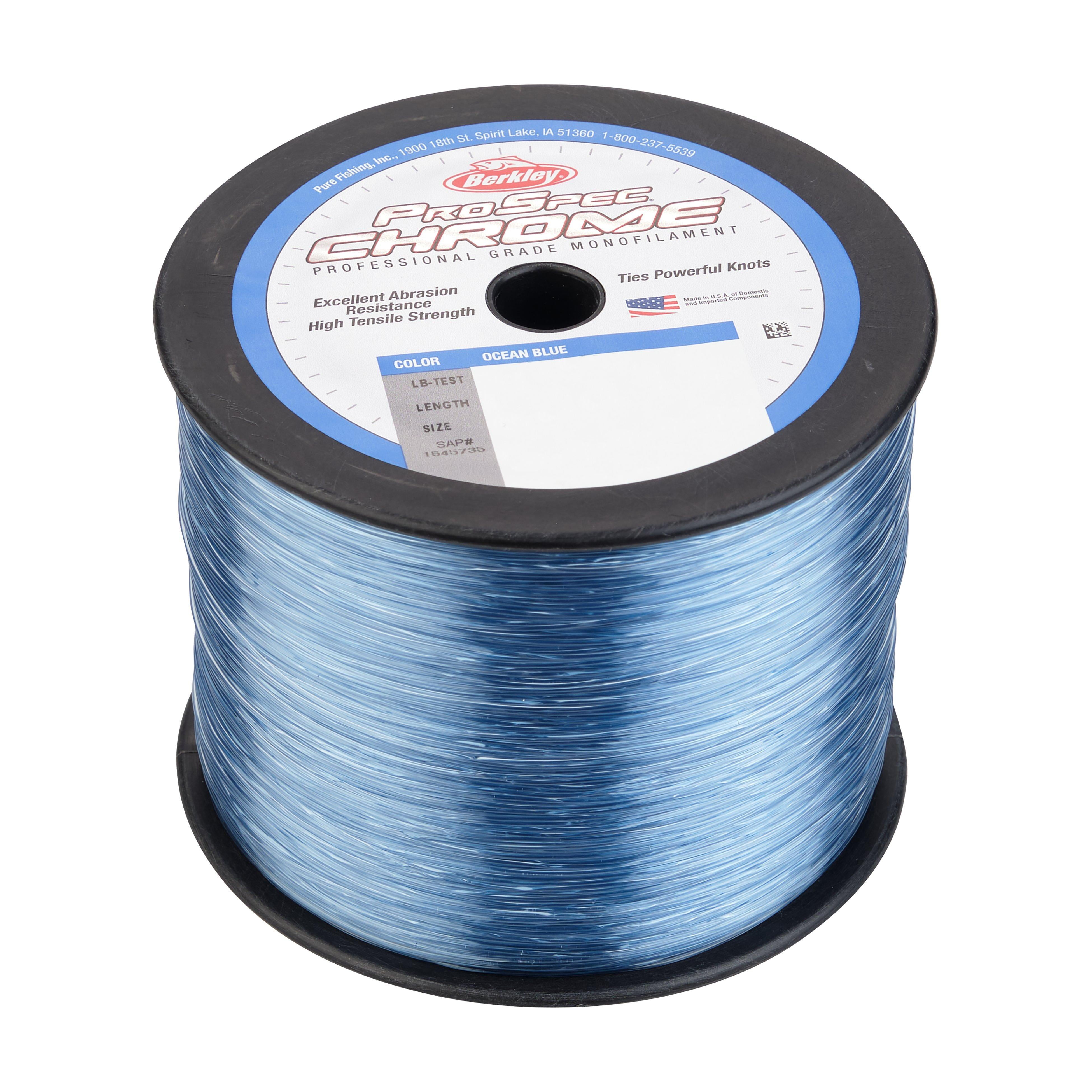 Berkley ProSpec® Chrome Monofilament Fishing Line, Ocean Blue, 20 lb Test Strength, 1000 yd