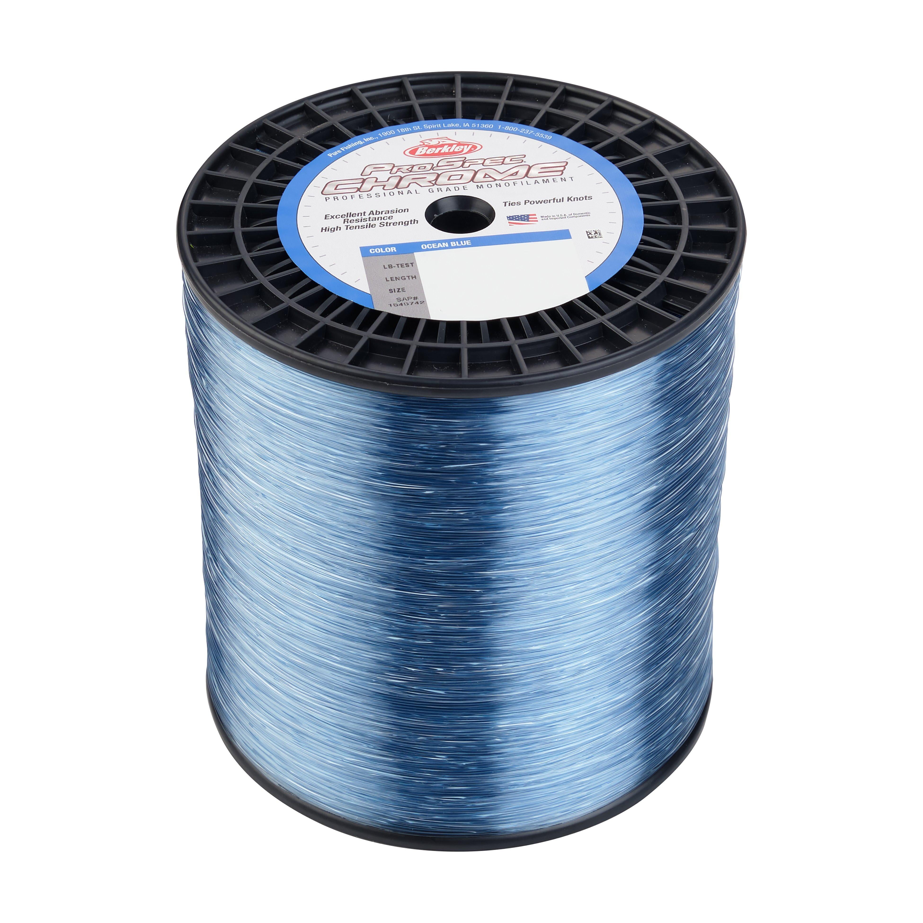 berkley electric blue fishing line ProSpec Chrome Monofilament 30 lb / Ocean Blue / 3000 yd