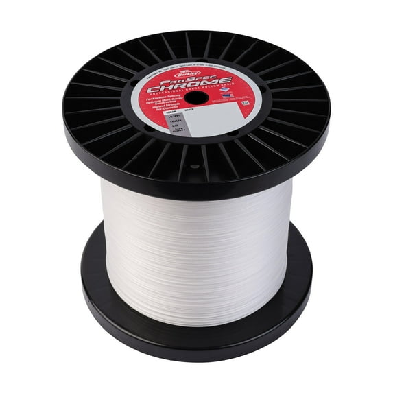 Berkley ProSpec® Chrome Premium Hollow Braid Fishing Line, Cabo White, 130 lb Test Strength, 3000 yd