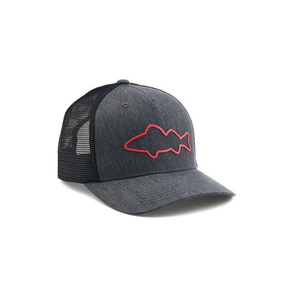 Berkley Profile Walleye Trucker Hat, Black Heather