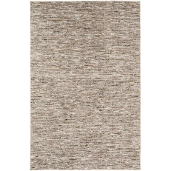Berkley Revival Area Rug AC1 Ac1 Mocha Mocha Shaded Lines 2' 3" x 7' 6" Runner