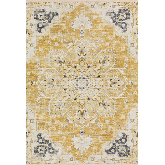 Berkley Roanoke Area Rug MB3 Gold 9' x 13' Rectangle