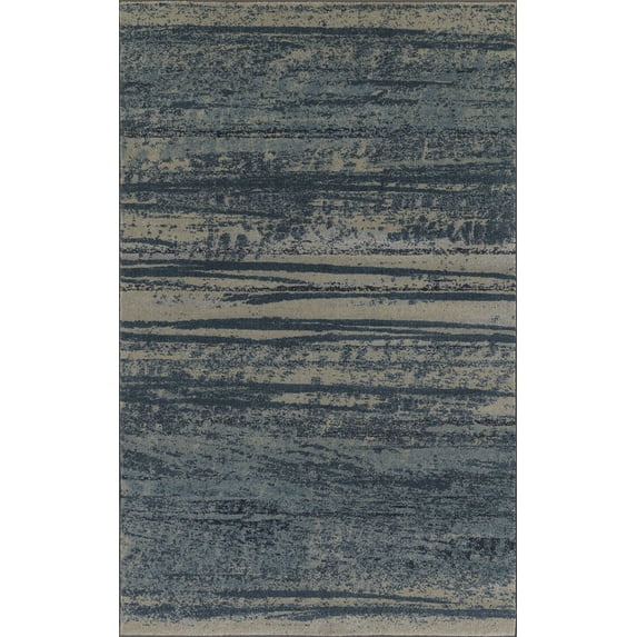 Berkley Royal Area Rug UP6 Up6 Ocean Ocean Rows Scratches 9' 6" x 13' 2" Rectangle