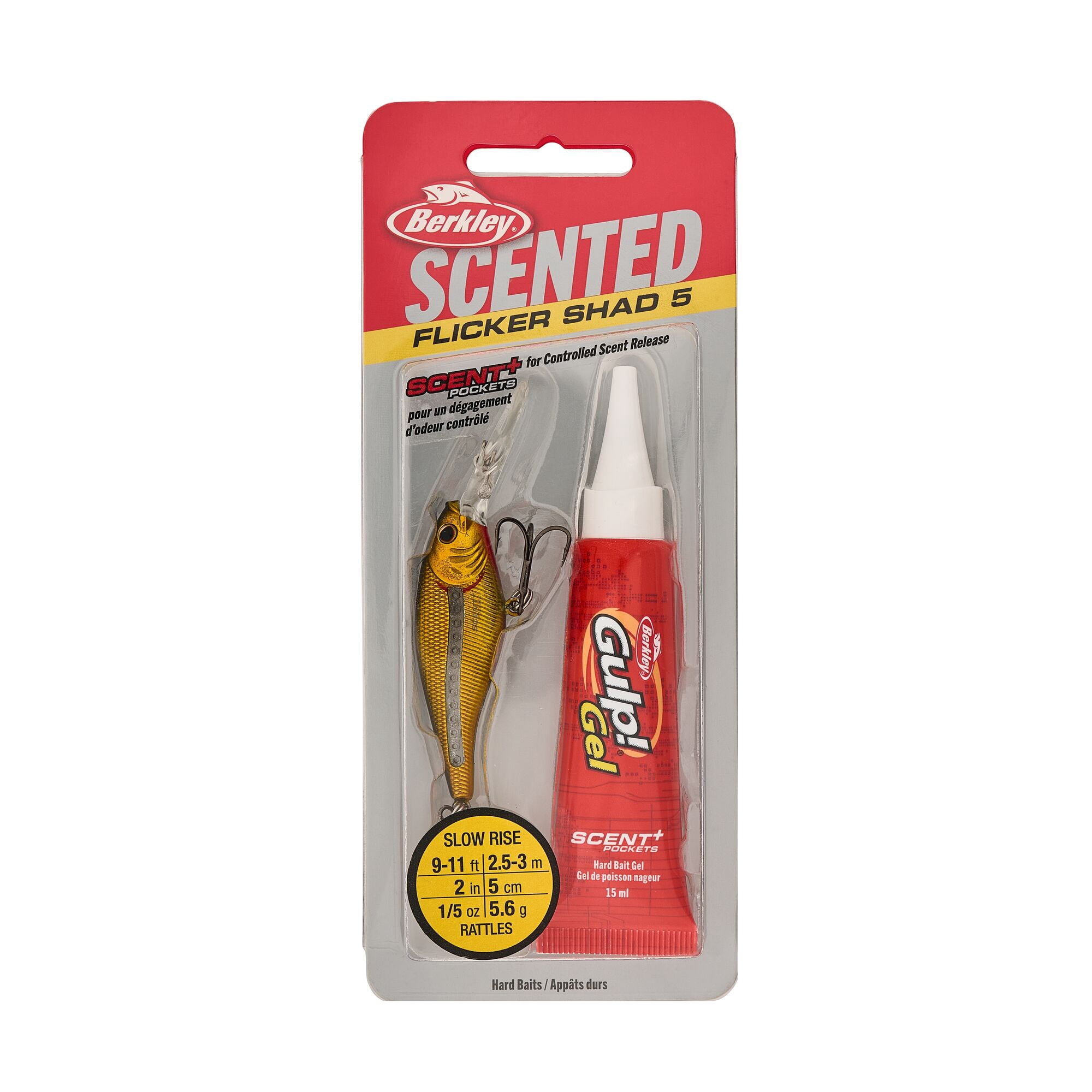 Berkley Scented Flicker Shad®, 2 in, Black Gold