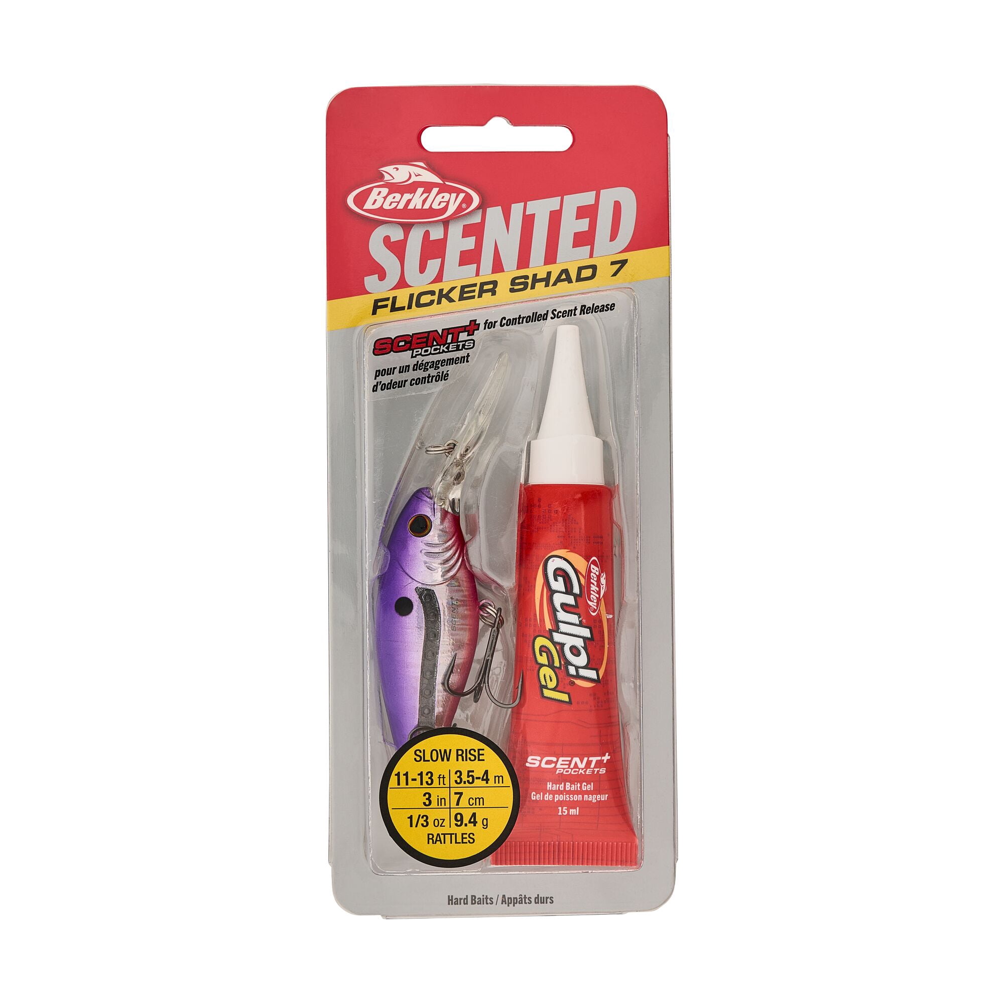 Berkley Scented Flicker Shad®, 2.75 in, Crankbaits, Slick Purple Candy (1-count)