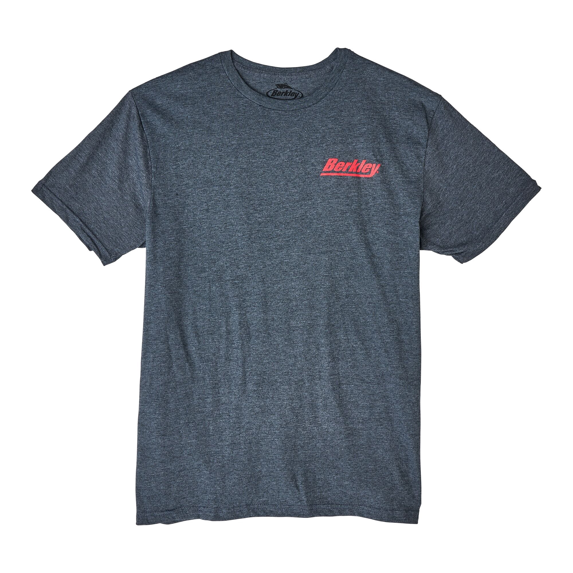 Berkley Short Sleeve Striper T-Shirt, Dark Heather Grey, Size XL