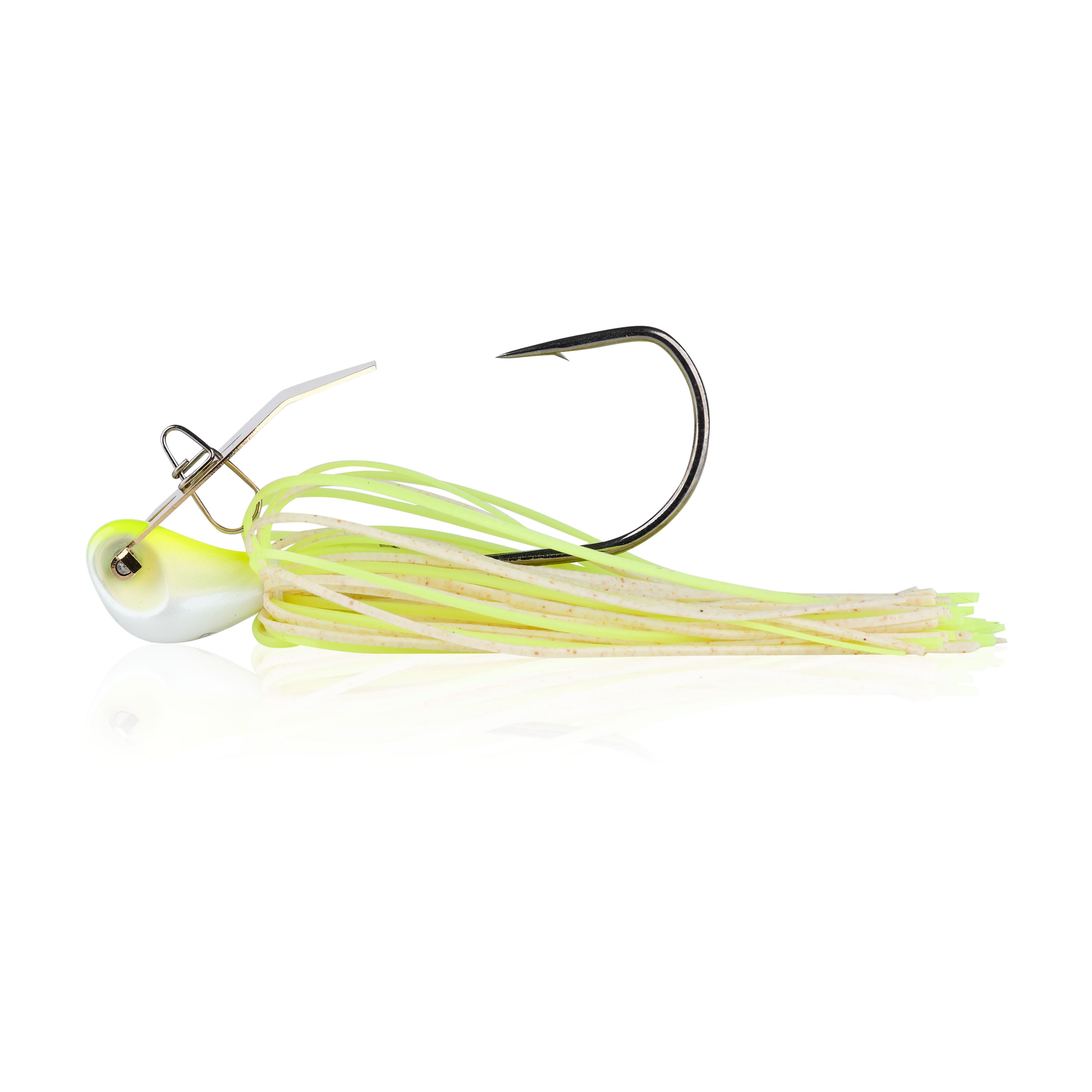 Berkley Slobberknocker Bladed Jig, 1/2 oz. White Chartreuse, Fishing