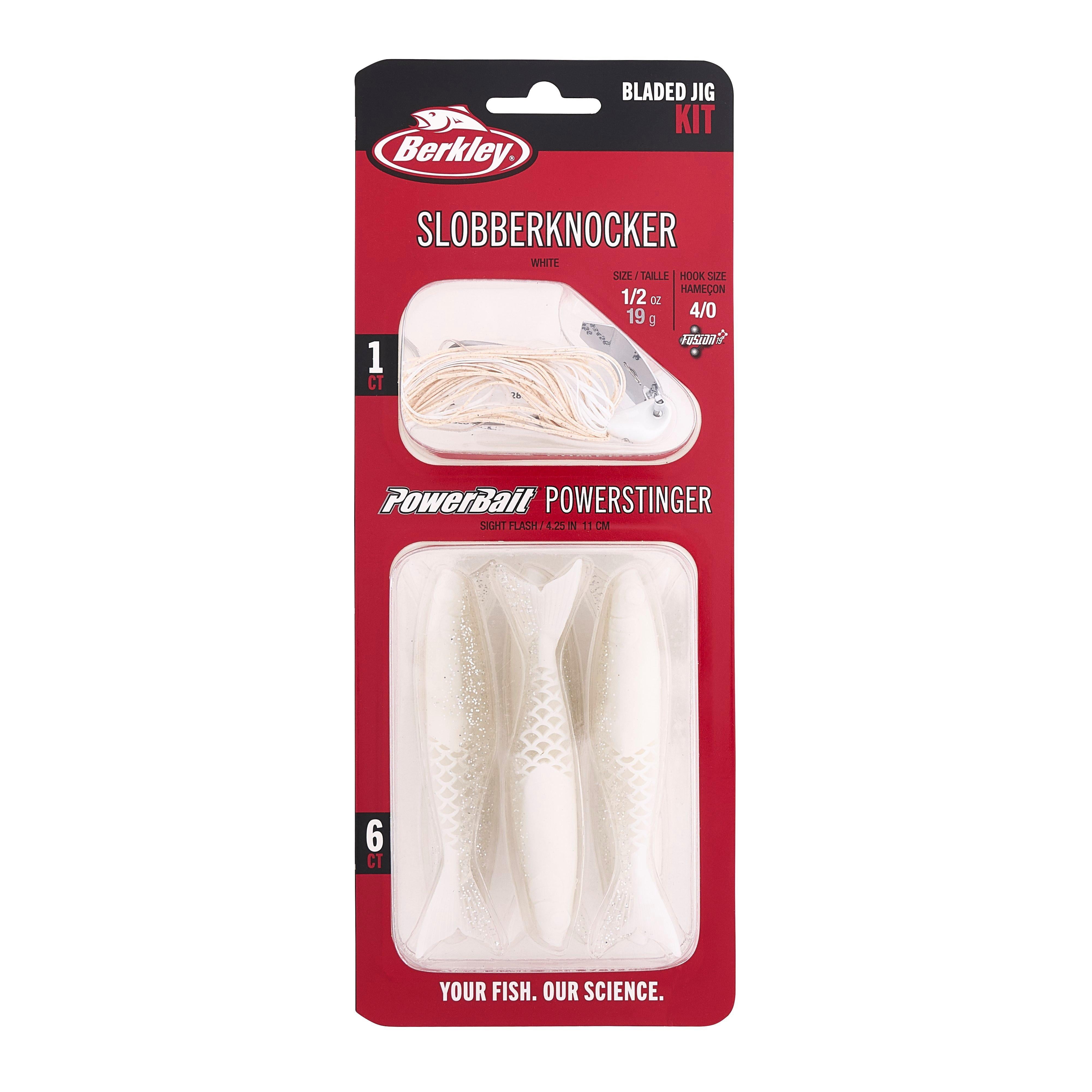 Berkley Slobberknocker and PowerStinger Kit, 1/2 oz, White