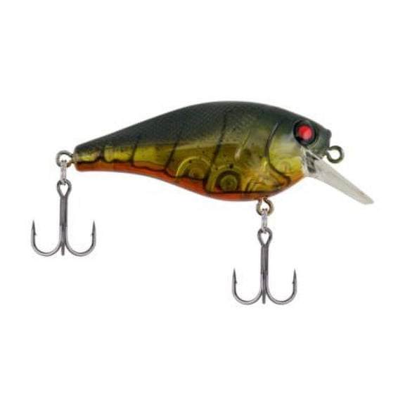 Berkley SquareBull Fishing Lure, Ghost Green Craw, 3/8 oz