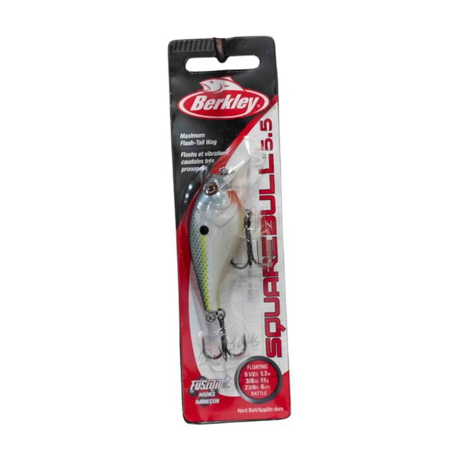 Berkley SquareBull Fishing Lure, Sexier Shad, 3/8 oz