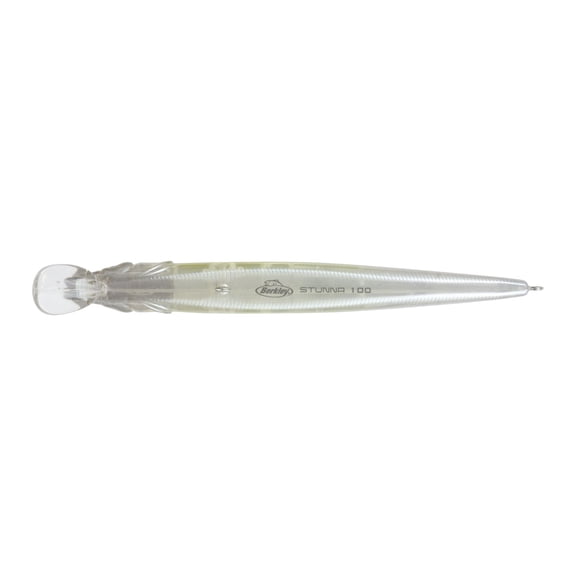 Berkley Stunna, 3 in, Jerkbaits, Stealth Shad (1 Count)