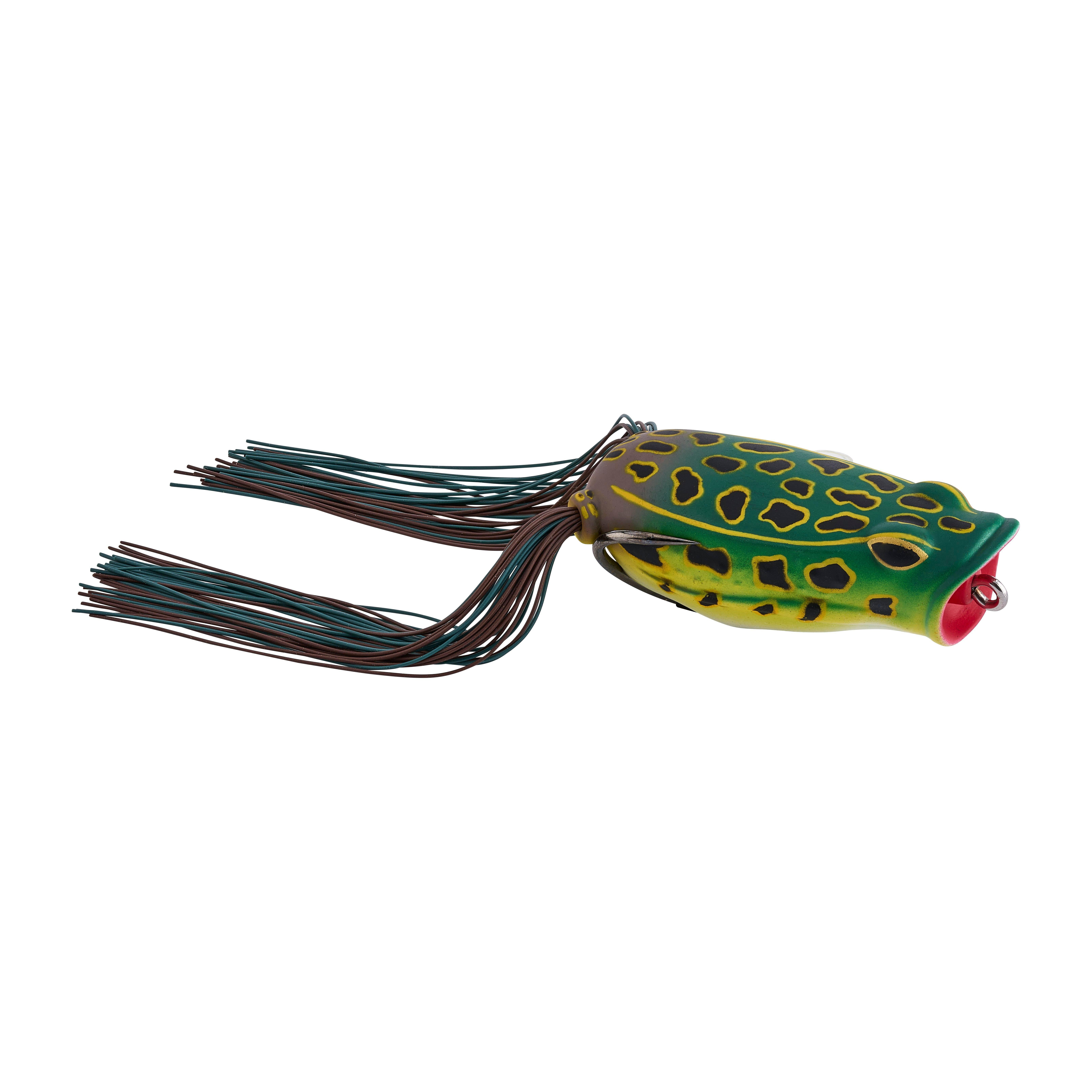 Berkley Swamp Lord Popping Hollow Body Frog, 2/3 oz, Spring Frog