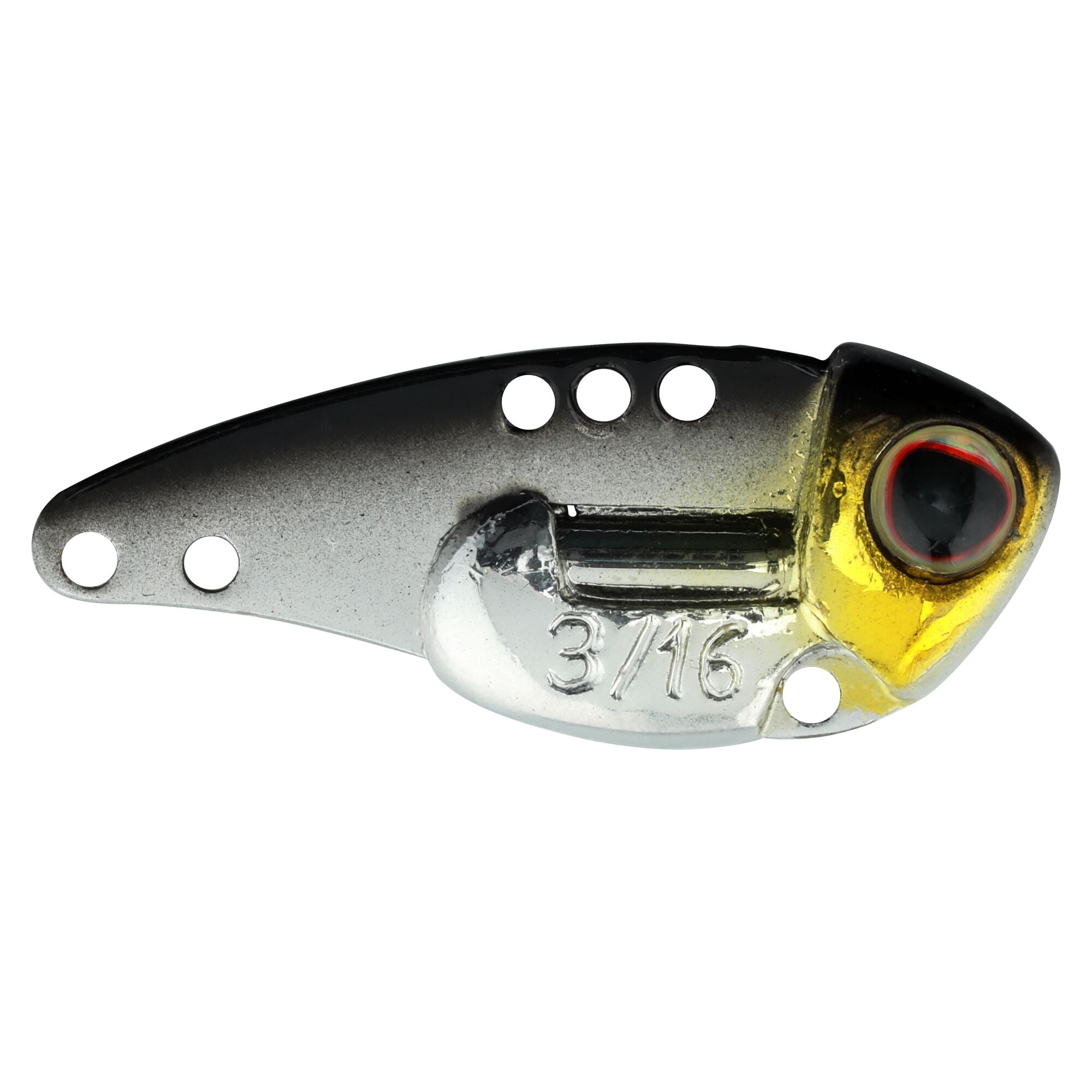 Berkley ThinFisher™, 1.5 in, Blade Baits, Black Silver (1 Count)