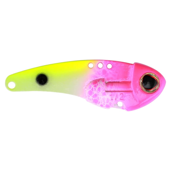 Berkley ThinFisher, 2.25 in, Blade Baits, Rave Lemonade (1 Count)