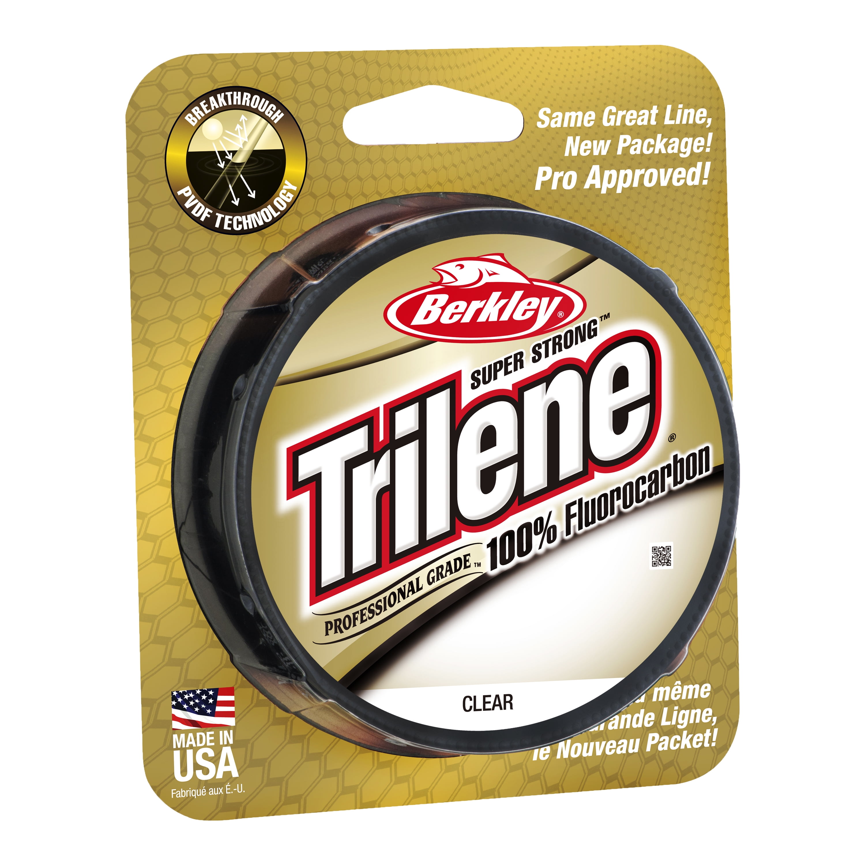 Berkley Trilene Professional Grade 100% Fluorocarbon Line, Clear, 12-Lb.