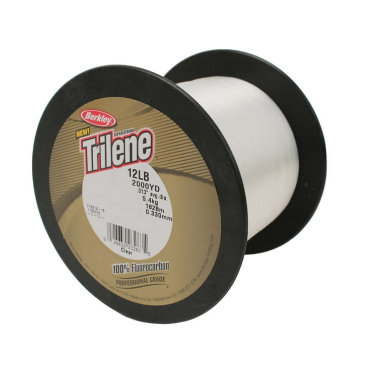 Berkley Trilene® 100% Fluorocarbon, Clear, 12lb | 5.4kg Fishing Line