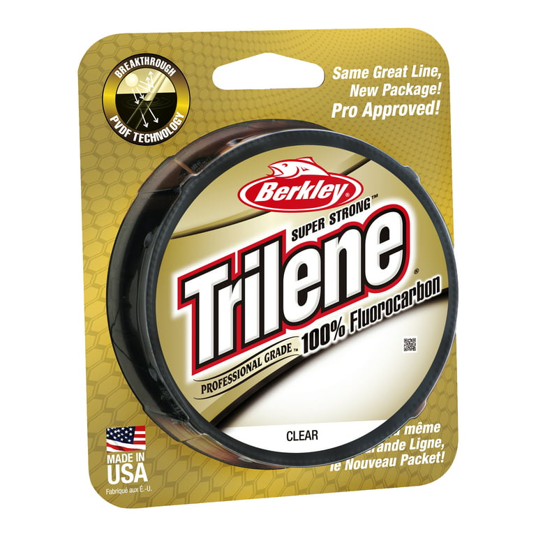 Berkley Trilene 100% Fluorocarbon, Clear, 15lb 6.8kg Fishing Line