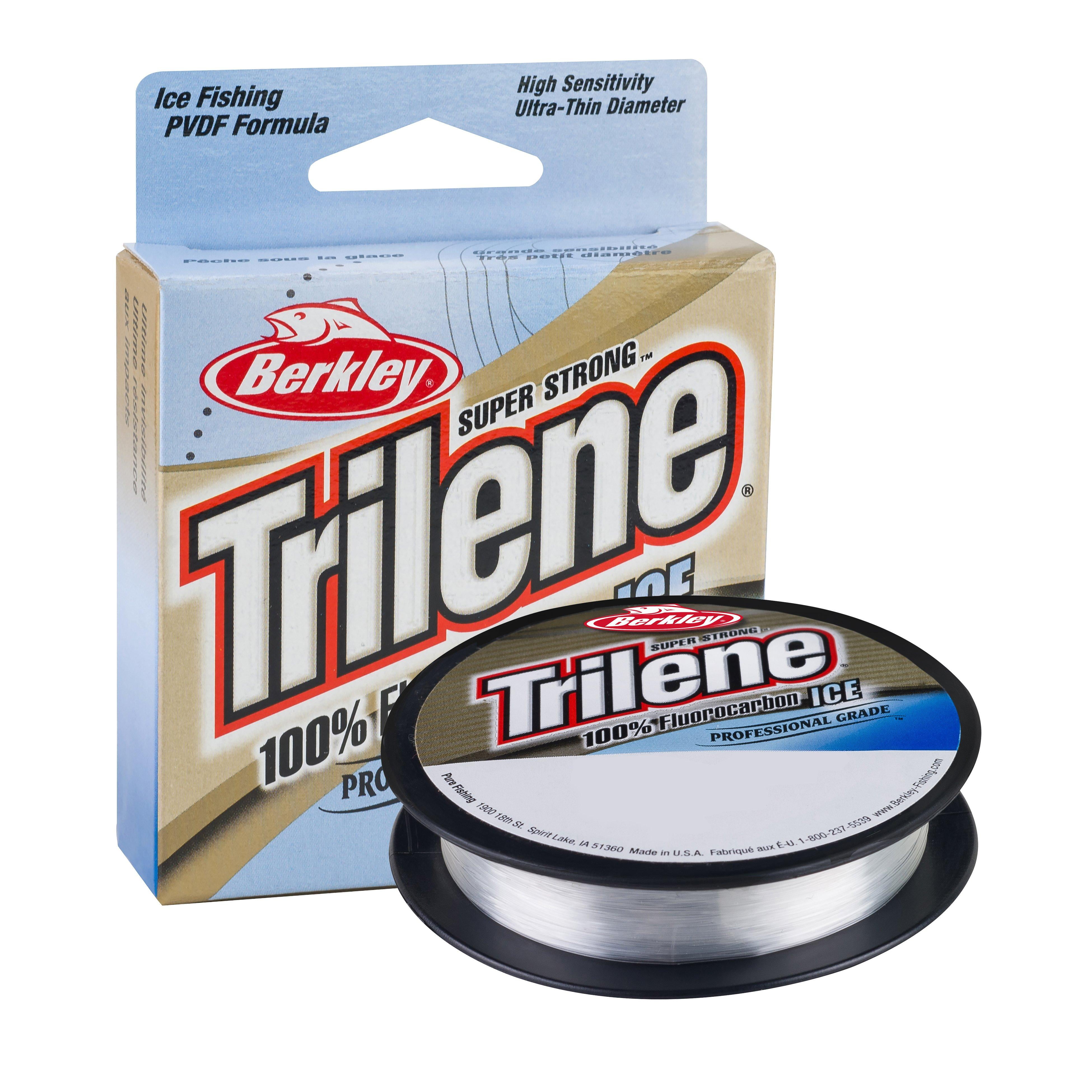 Berkley Trilene 100% Fluorocarbon Ice, Clear, 6-Pound Fishing Line 