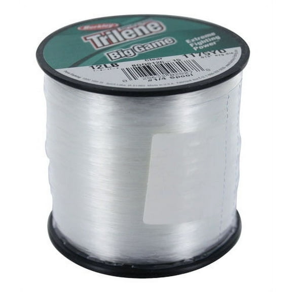 Berkley Trilene Big Game Monofilament Fishing Line, Clear, 15 lb Test Strength, 900 yd