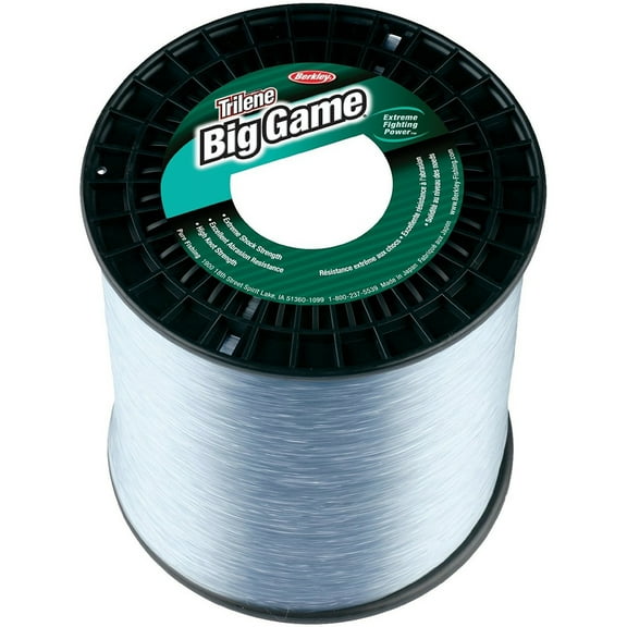 Berkley Trilene Big Game Monofilament Fishing Line, Clear, 15 lb Test Strength, 3600 yd