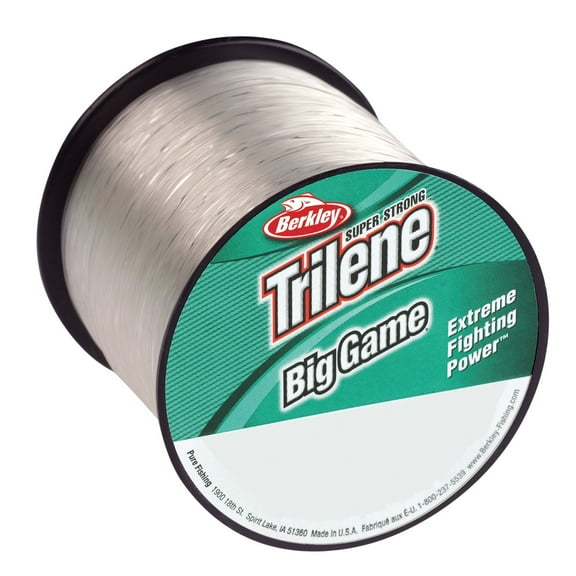 Berkley Trilene Big Game Monofilament Fishing Line, Clear, 20 lb Test Strength, 650 yd