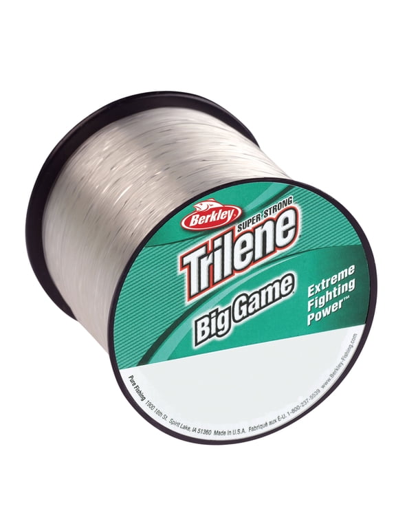 Trilene® Big Game™ Monofilament Fishing Line, Clear, 20 lb Test Strength, 650 yd