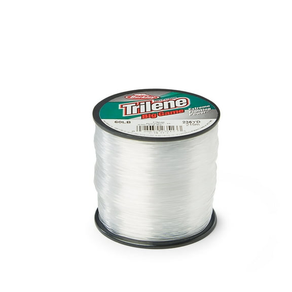 Berkley Trilene Big Game Monofilament Fishing Line, Clear, 60 lb Test Strength, 235 yd