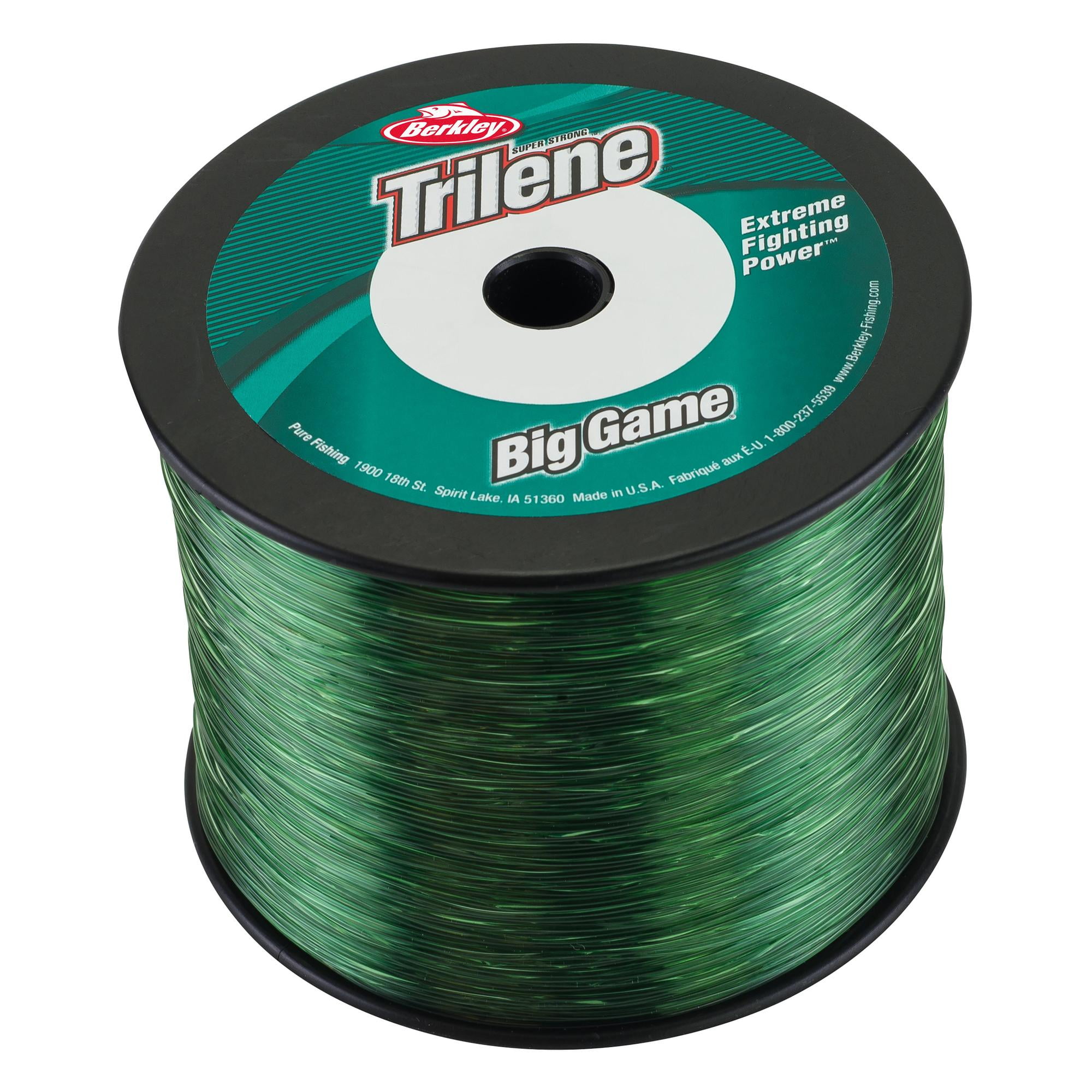 Berkley Trilene Big Game Monofilament Fishing Line, Green, 12 lb Test Strength, 4700 yd
