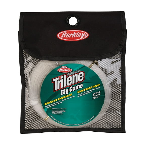 Berkley Trilene Big Game Mono Leaders Fishing Line, Clear, 100 lb Test Strength, 110 yd