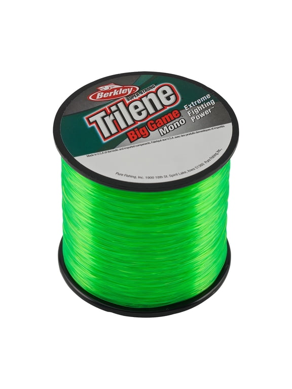 Trilene® Big Game™ Monofilament Fishing Line, Solar Collector, 50 lb Test Strength, 275 yd