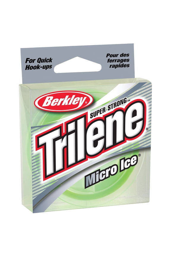Trilene® Micro Ice® Monofilament Fishing Line, Solar, 4 lb Test Strength, 110 yd