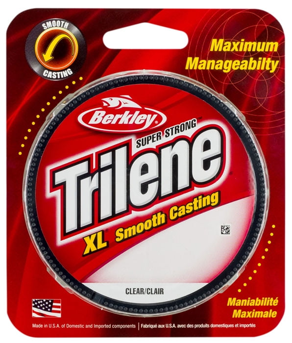 Berkley Trilene® XL® Monofilament Fishing Line, Clear, 12 lb Test Strength, 300 yd