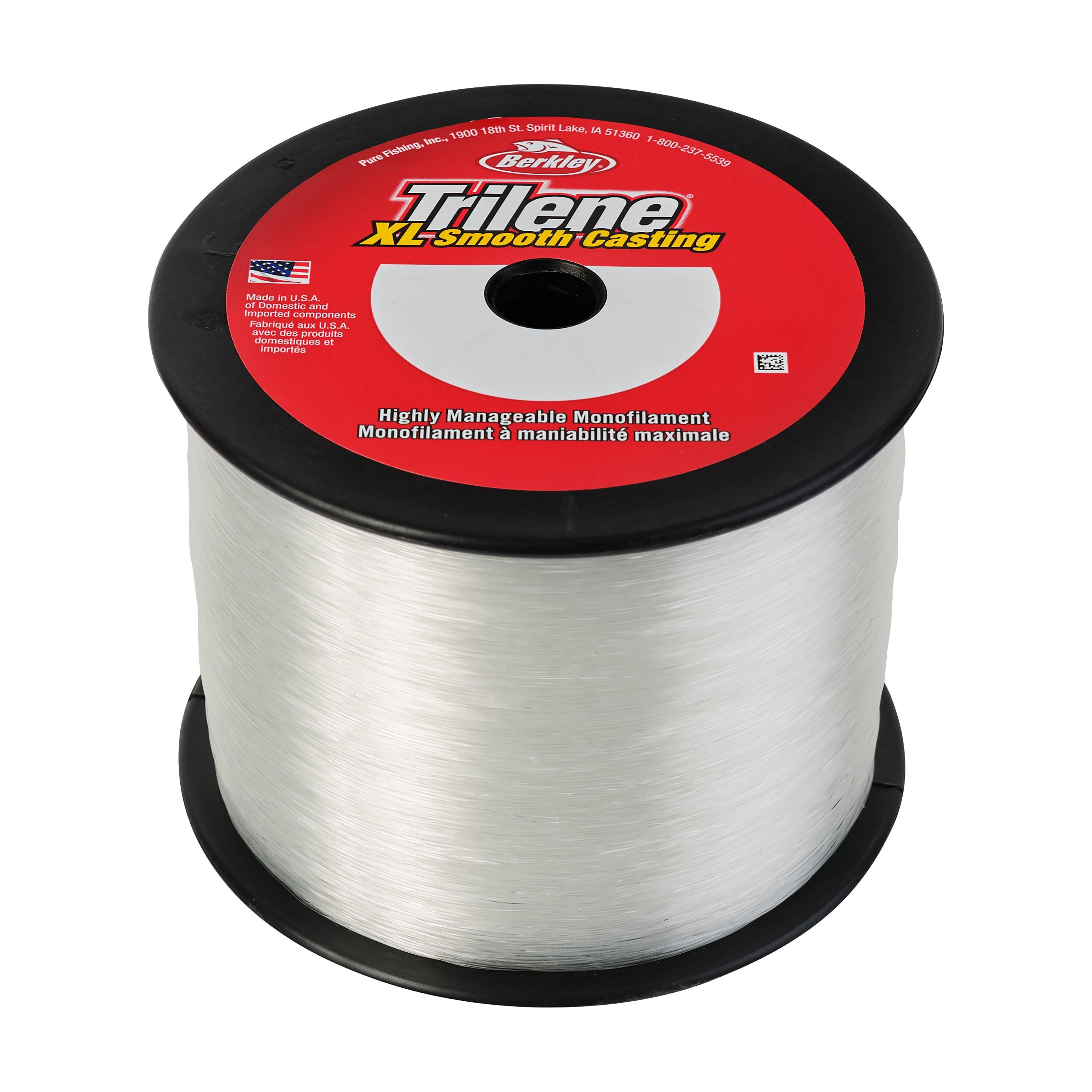 Berkley Trilene® XL® Monofilament Fishing Line, Clear, 25 lb Test Strength, 2600 yd