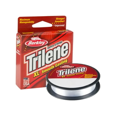 Berkley Trilene® XL® Monofilament Fishing Line, Fluorescent Clear/Blue, 6 lb Test Strength, 110 yd