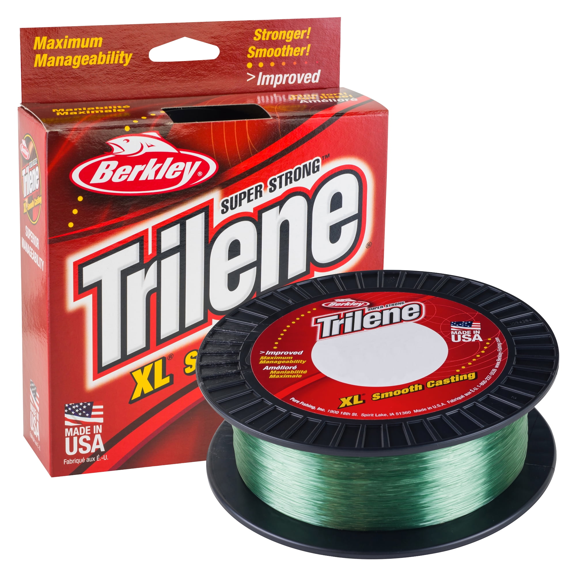 Berkley Trilene® XL®, Low-Vis Green, 12lb