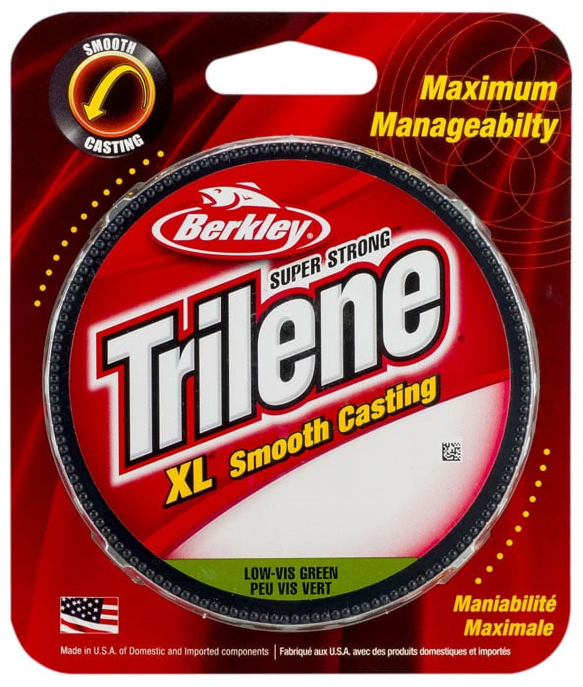 Berkley Trilene® XL®, Low-Vis Green, 14lb | 6.3kg Monofilament Fishing Line