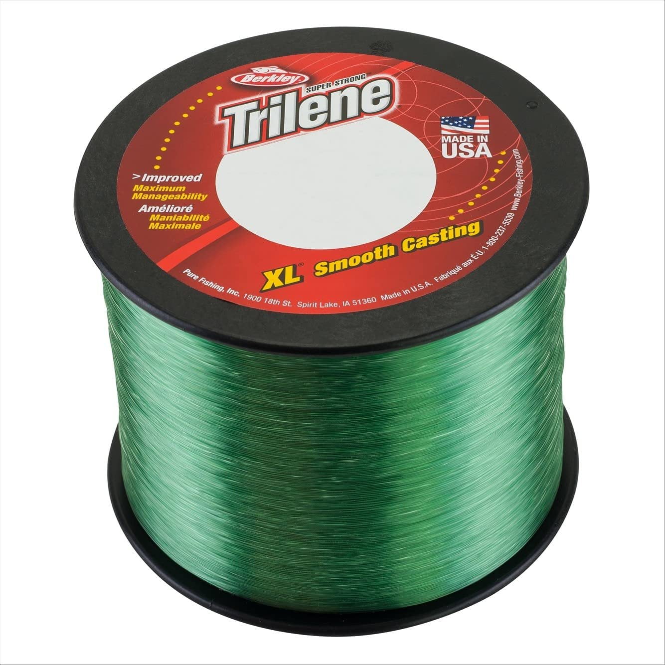 Berkley Trilene XL Monofilament Lo-Vis Green Pony Spools 110 Yards