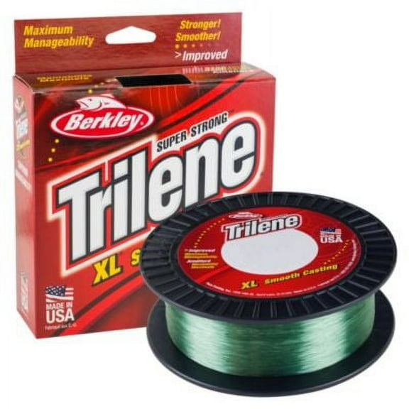 Berkley Trilene® XL® Monofilament Fishing Line, Low-Vis Green, 8 lb Test Strength, 1000 yd