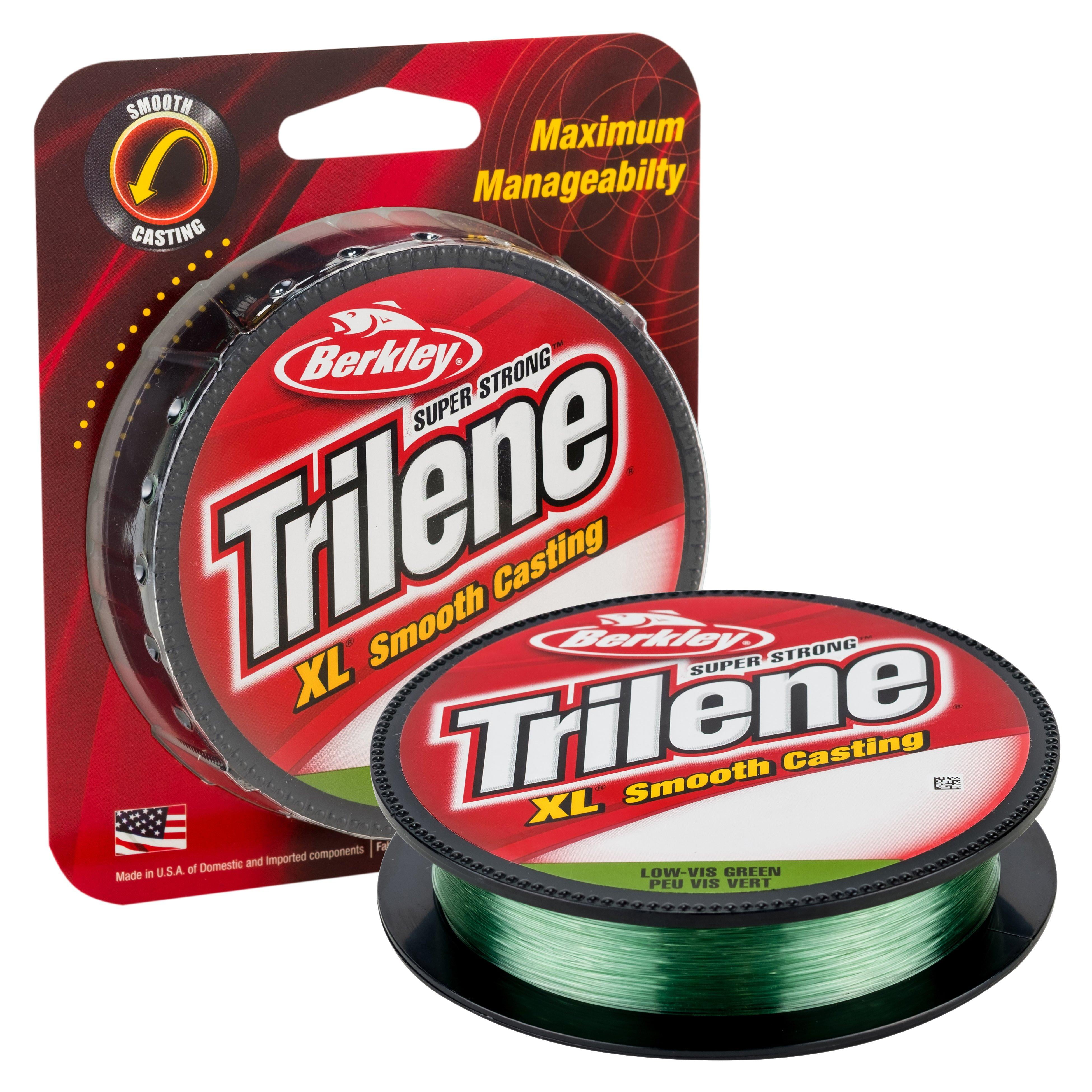 Berkley, Monofilament Fishing Line, XL Low-Vis Green, 8 lb test ...