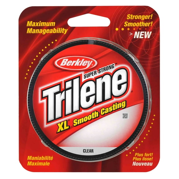 Berkley Trilene® XL® Monofilament Fishing Line, Clear, 6 lb Test Strength, 330 yd