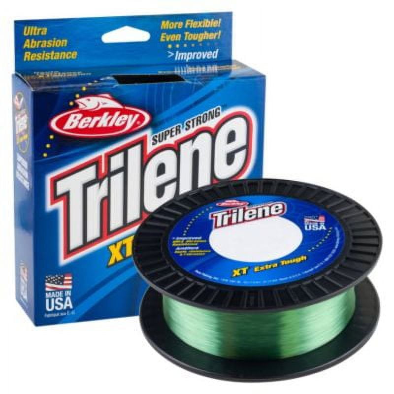 Berkley Trilene® XT® Monofilament Fishing Line, Low-Vis Green, 10 lb Test Strength, 1000 yd