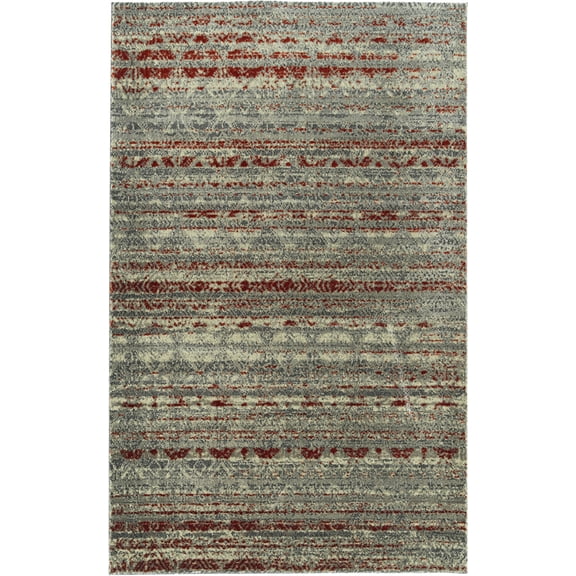Berkley Wales Area Rug GG4 Gg4 Gunmetal Gunmetal Lines Banded 7' 10" x 10' 7" Rectangle