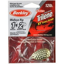 Berkley Walleye Mono Rig, Hammered Gold Indiana Blade, 4