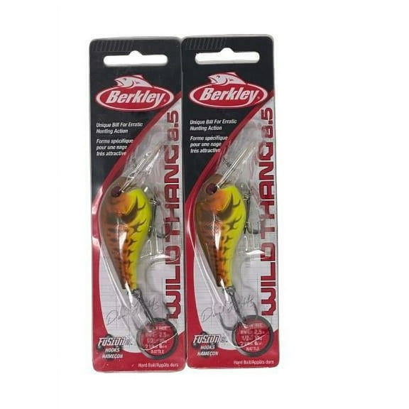 Berkley Wild Thang 8.5 Crankbait - 2PK Burnt Orange Craw 1/2oz & 2-1/4" Rattle