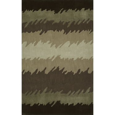 Berkley Wilderness Area Rug SO52 So52 Chocolate Chocolate Rows Scratched 9' x 13' Rectangle