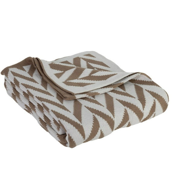 Berkshire 50 x 70" Double Knit Throw Blanket, Lightweight Warm Decorative Throw