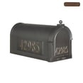 thumbnail image 1 of Berkshire Berkshire Curbside Mailbox with Front and Side Numbers-Copper, 1 of 1