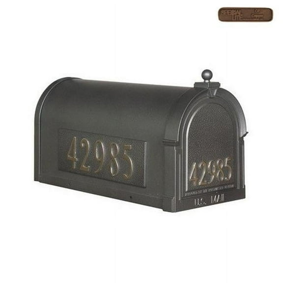 Berkshire Berkshire Curbside Mailbox with Front and Side Numbers-Copper